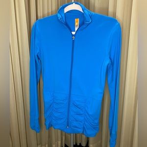 Lucy Blue Zip Up Jacket Size small